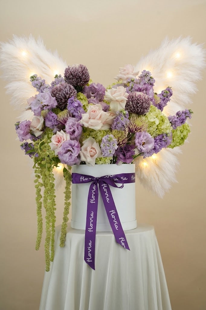 Celestial Lavender Angel Wings