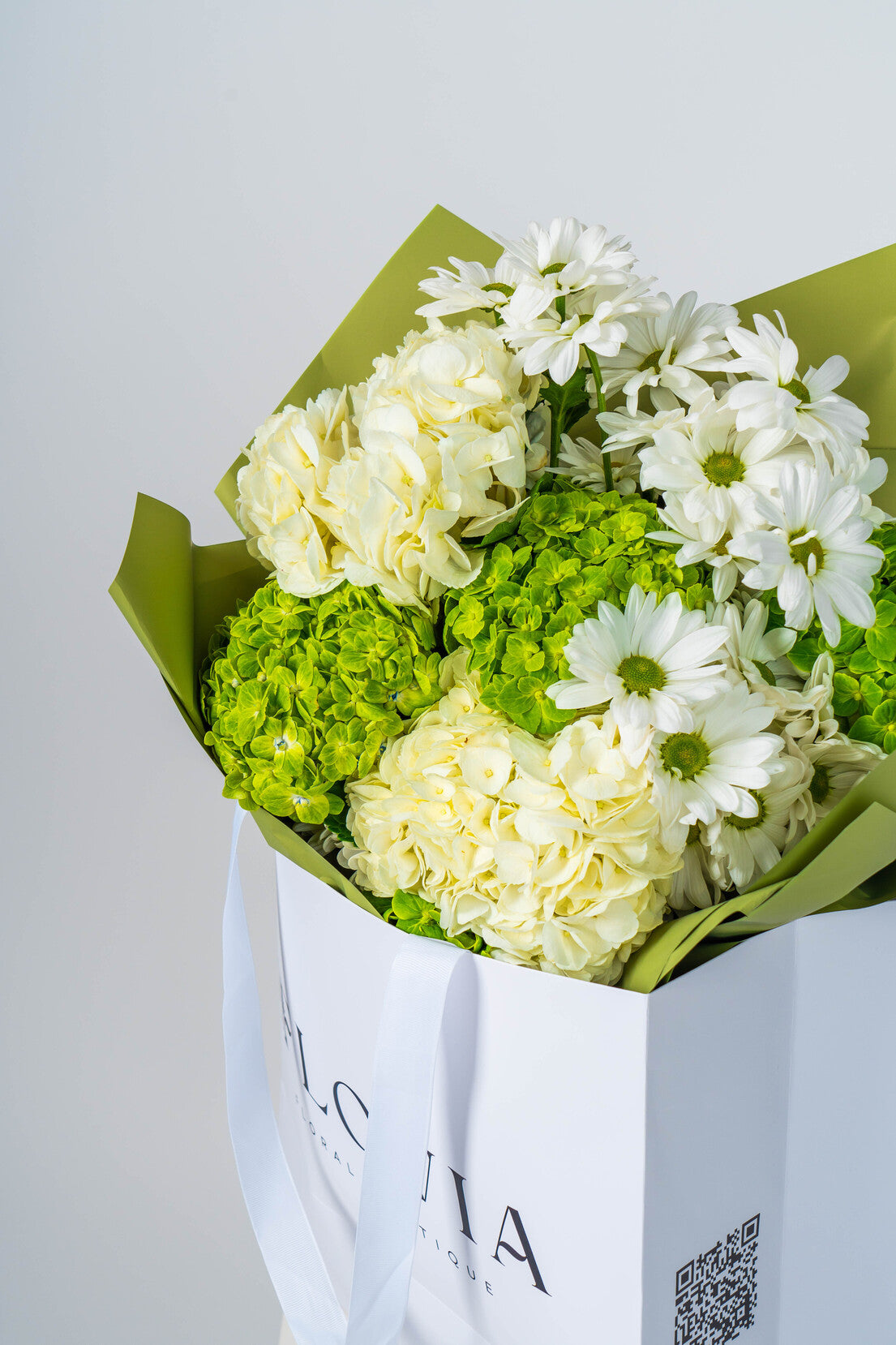 Natural Green Bouquet | Flower Shop Dubai.