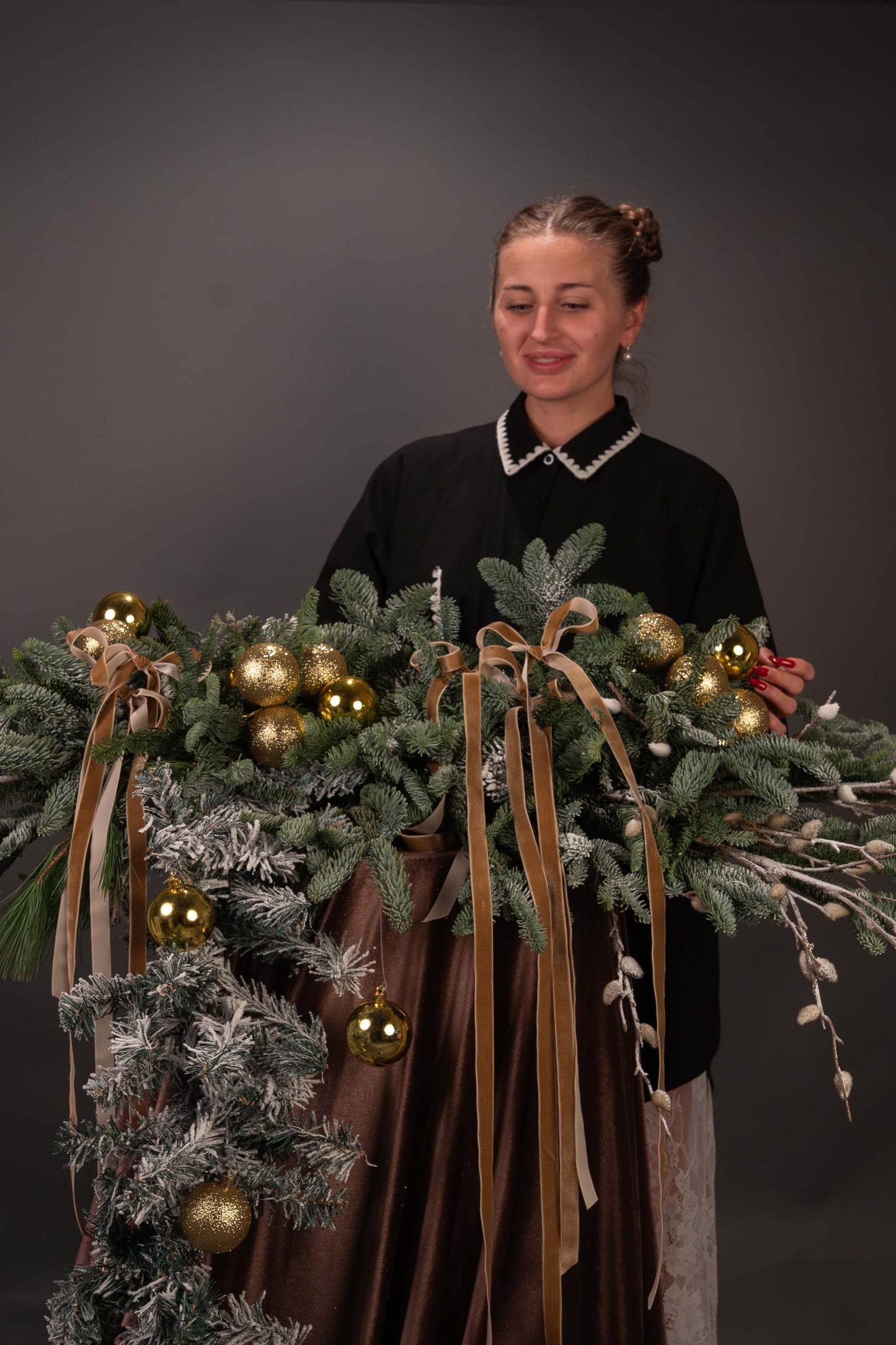 Luxury Christmas Table Arrangement