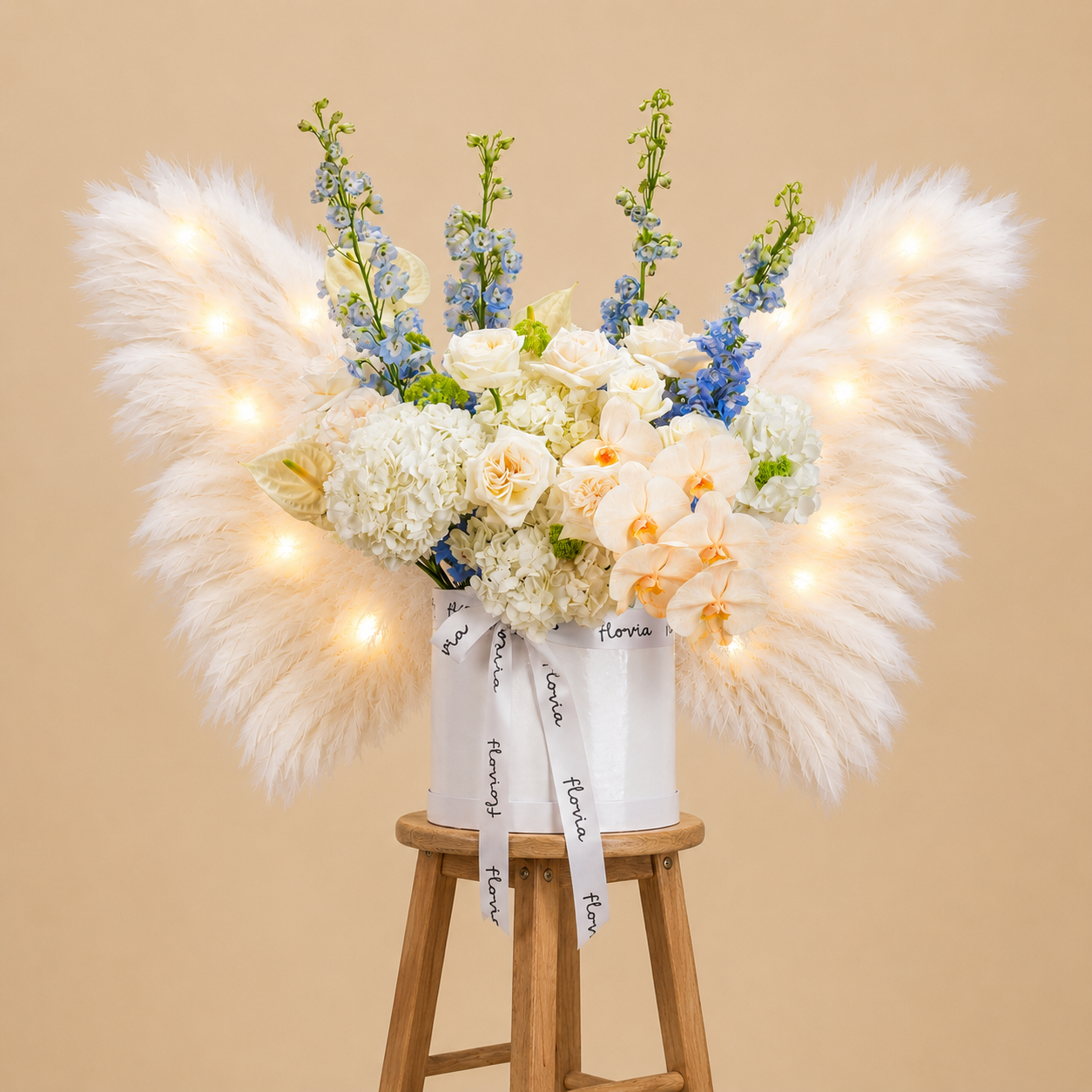 Heavenly Harmony Angel Wings Flower
