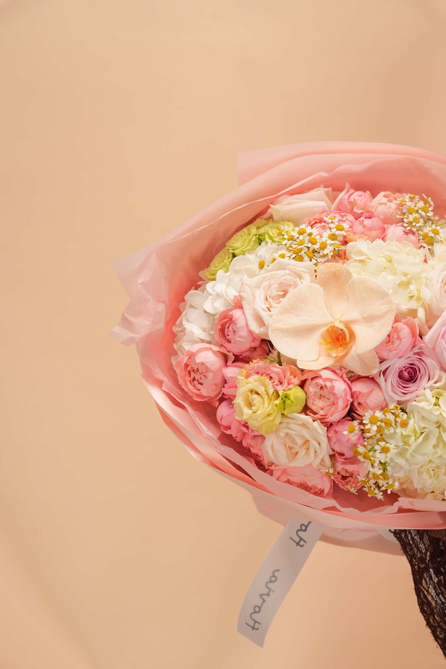 Rosy Orchid Garden Bouquet