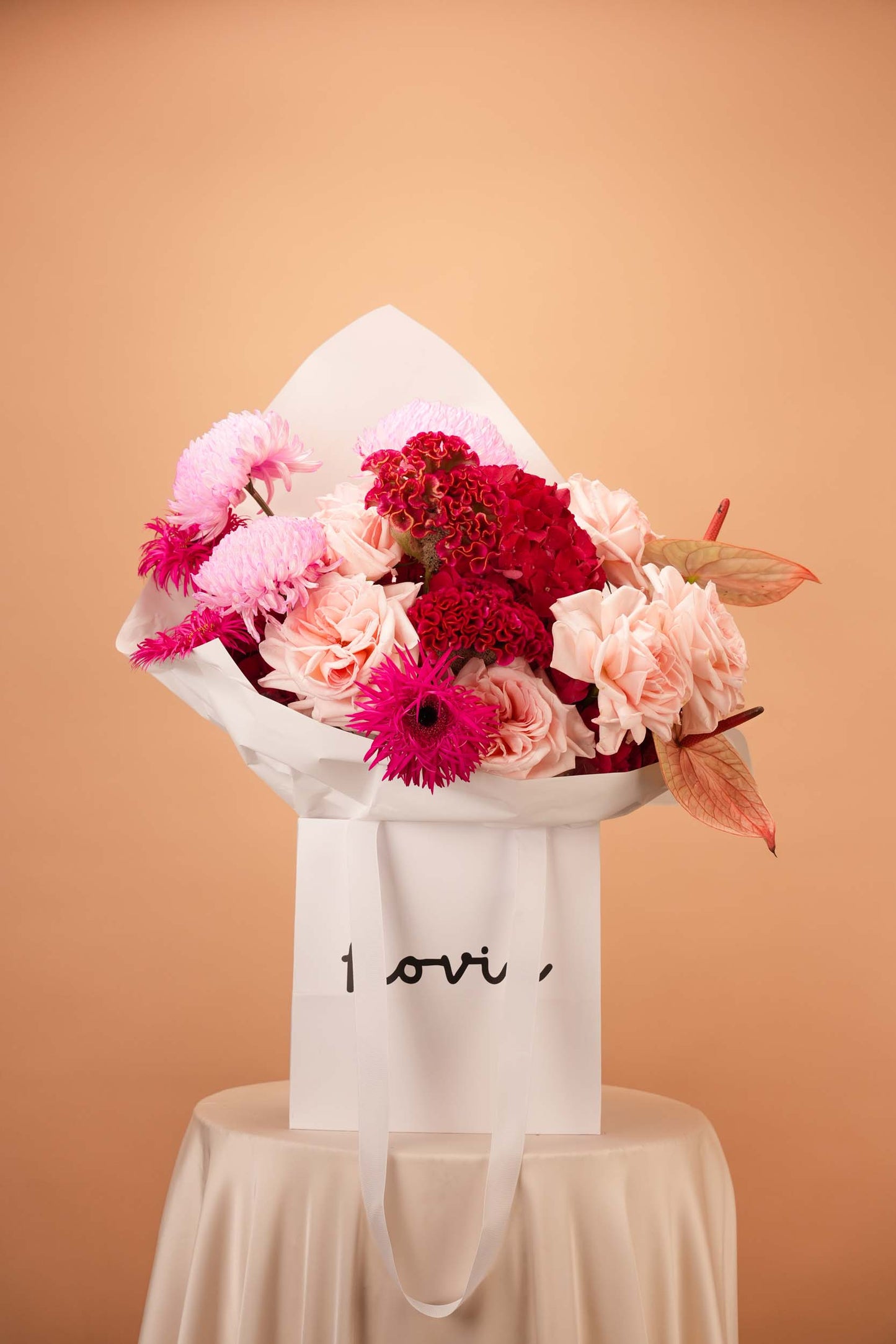 Blush Romance Flower Bouquet