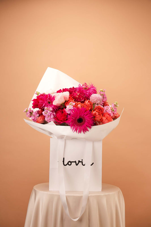 Rosy Celebration Flower Bouquet