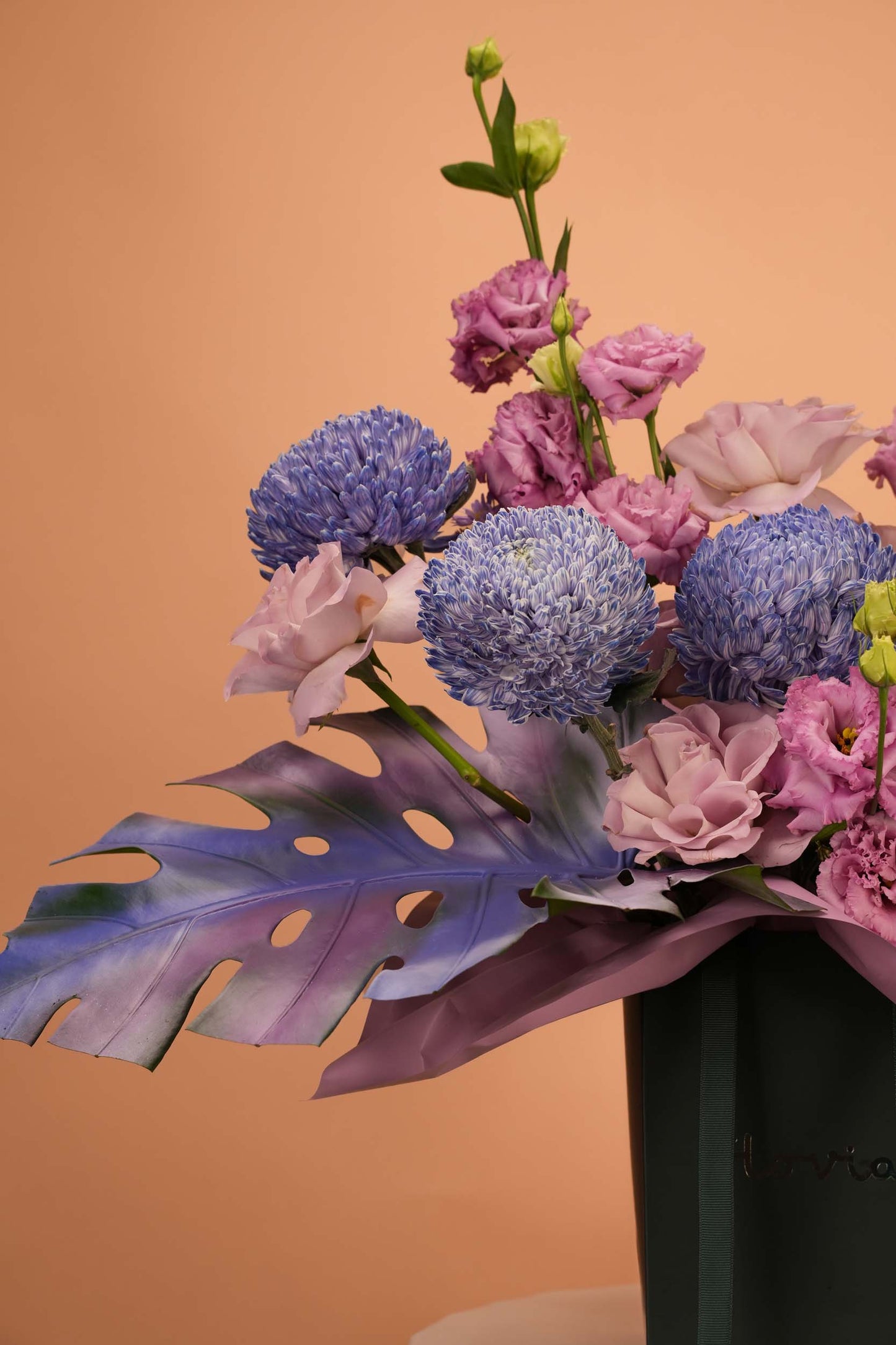 Lavender Haze - Luxury Purple Flower Bag Arrangement