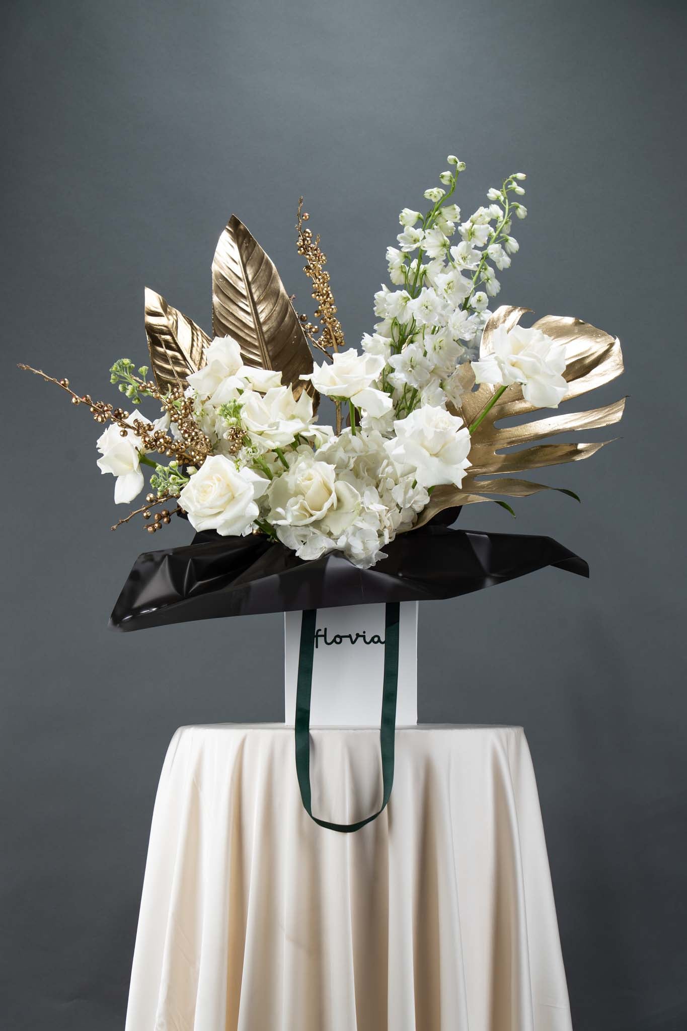 Snowfall Luxe Bag Arrangement
