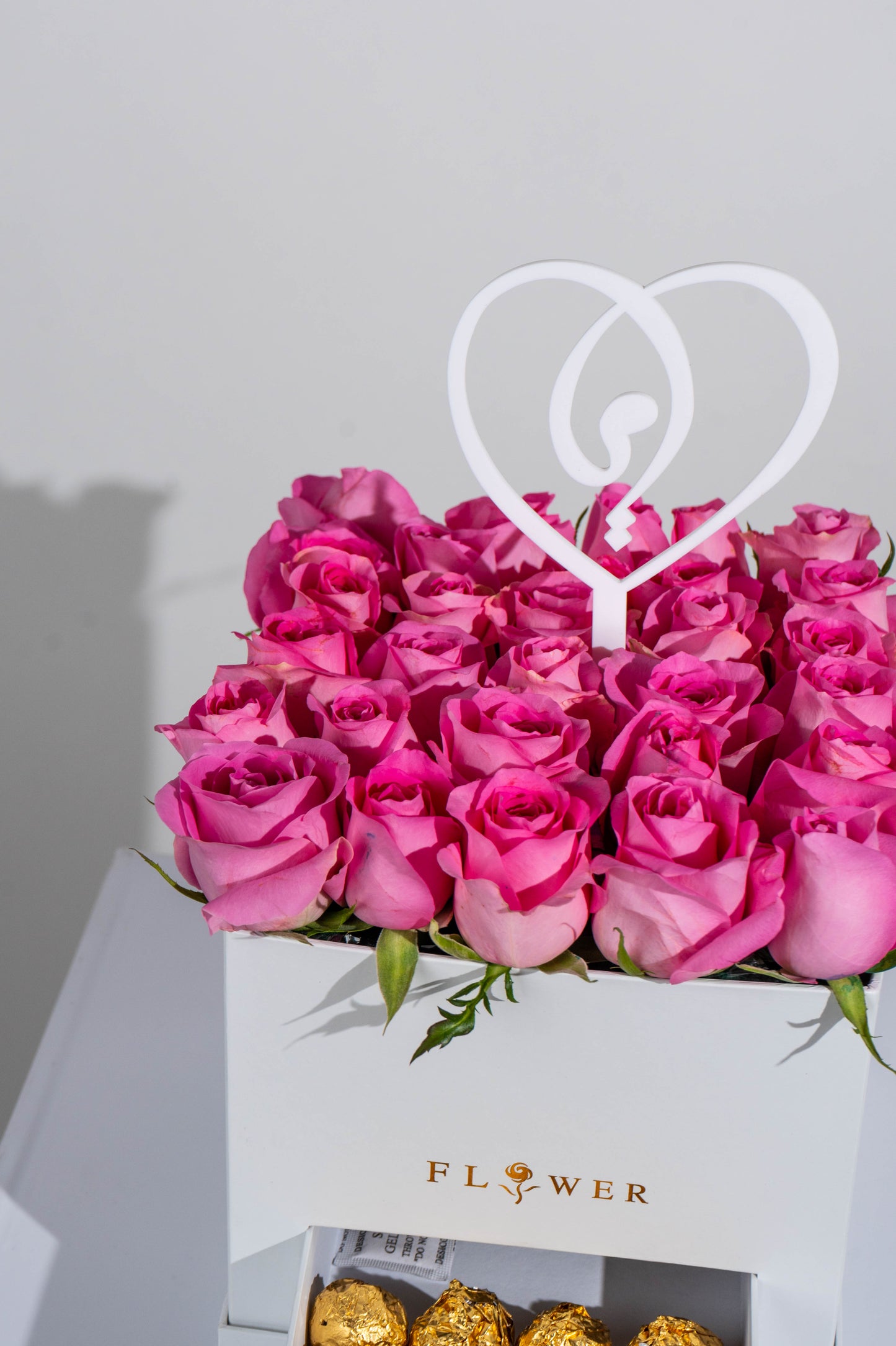 Pink Roses With Chocolates