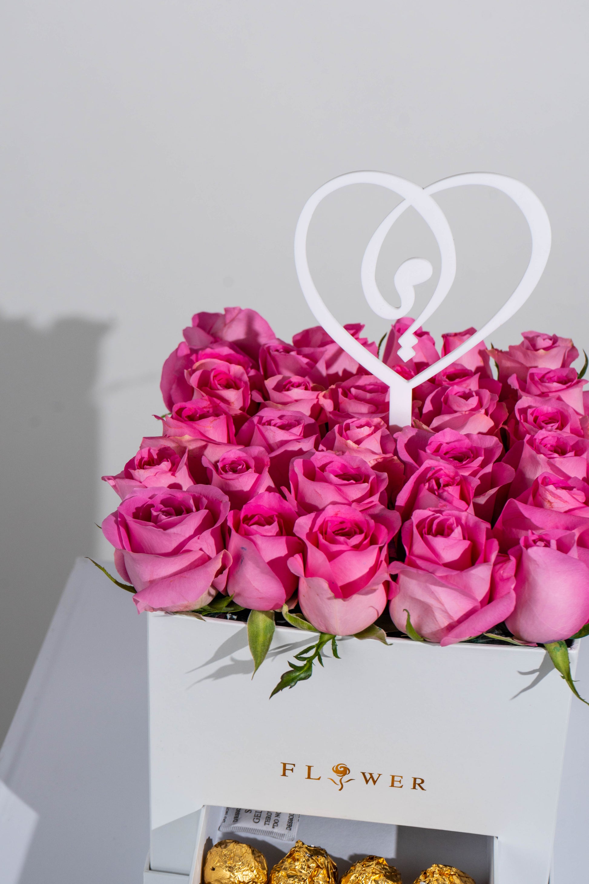 Pink Roses With Chocolates