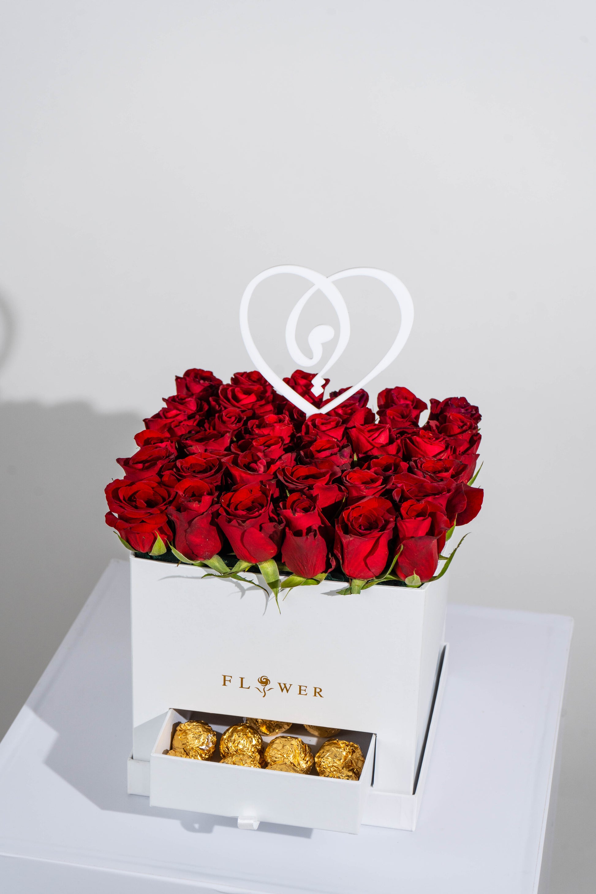 Red Roses Basket