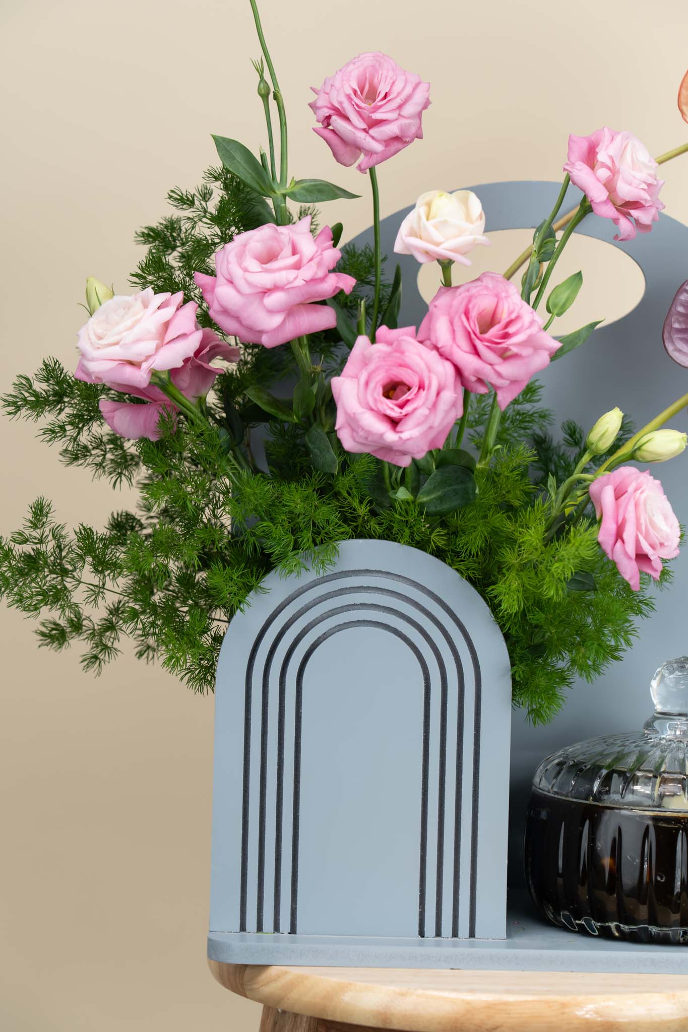 Blush Anthurium Arch Eid Halwa