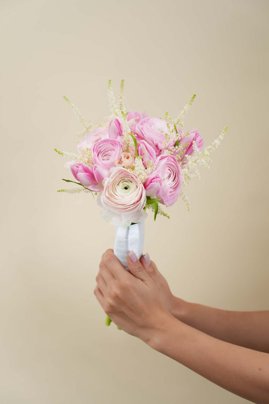 Blush Garden Wedding Bouquet