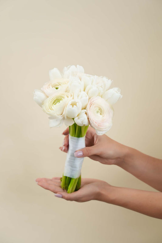 Ivory Elegance Hand Wedding Bouquet