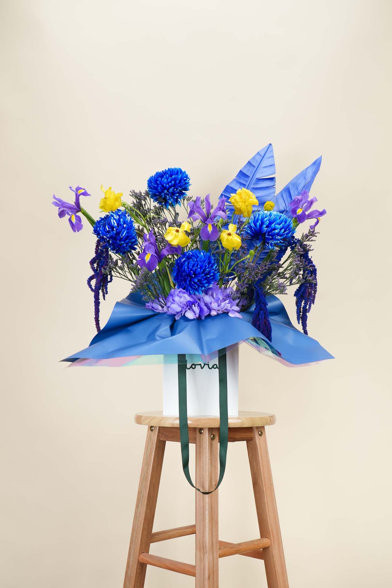 Royal Amethyst Sunshine Bag Arrangement