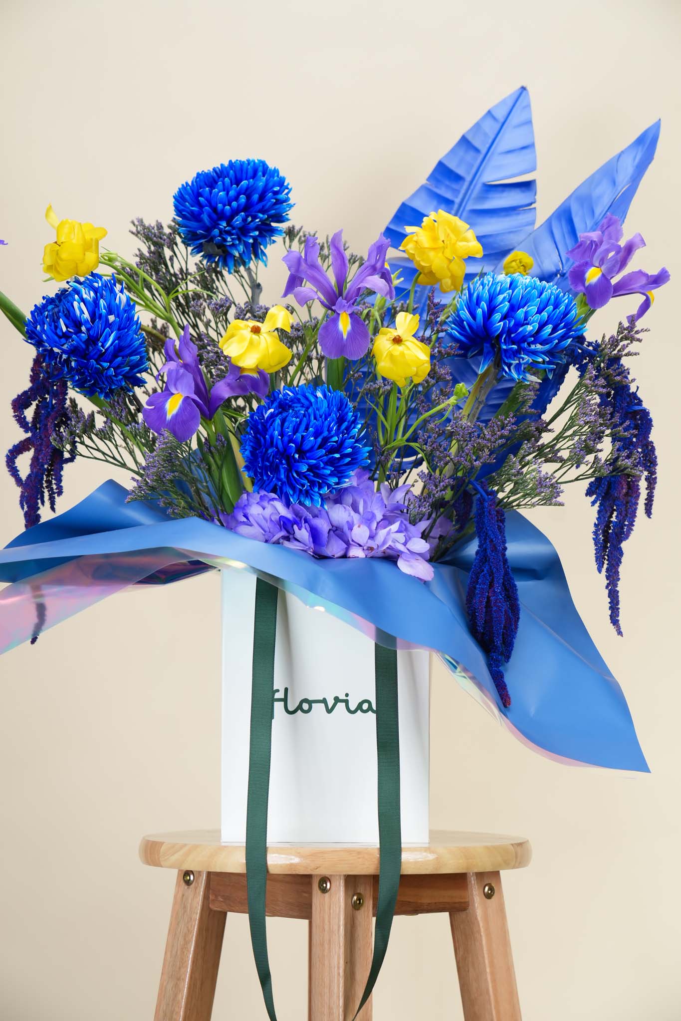 Royal Amethyst Sunshine Bag Arrangement
