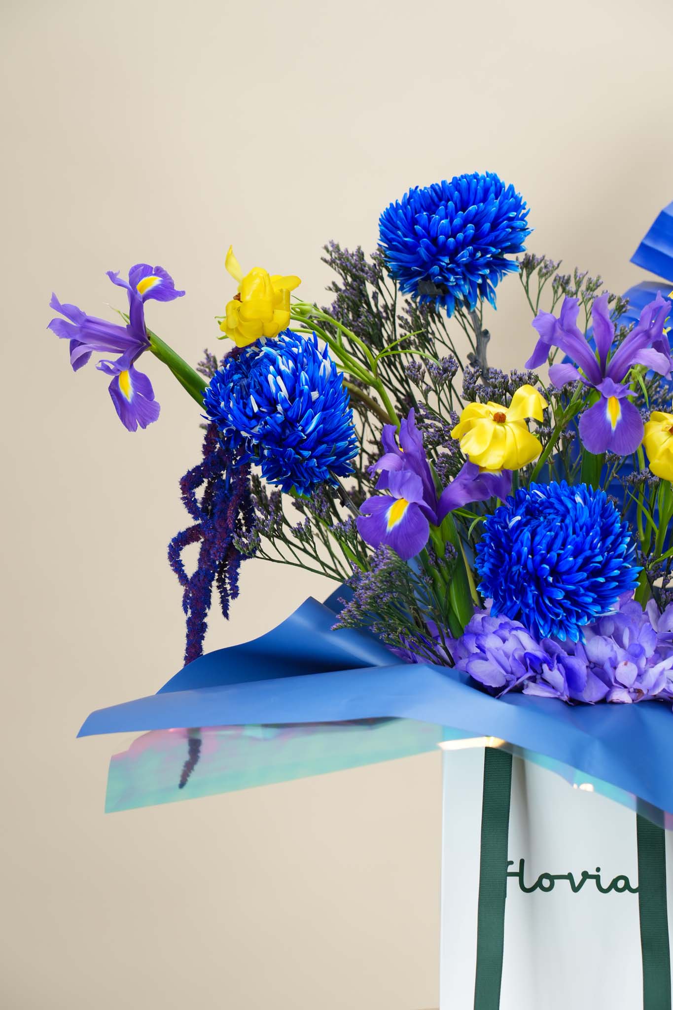 Royal Amethyst Sunshine Bag Arrangement