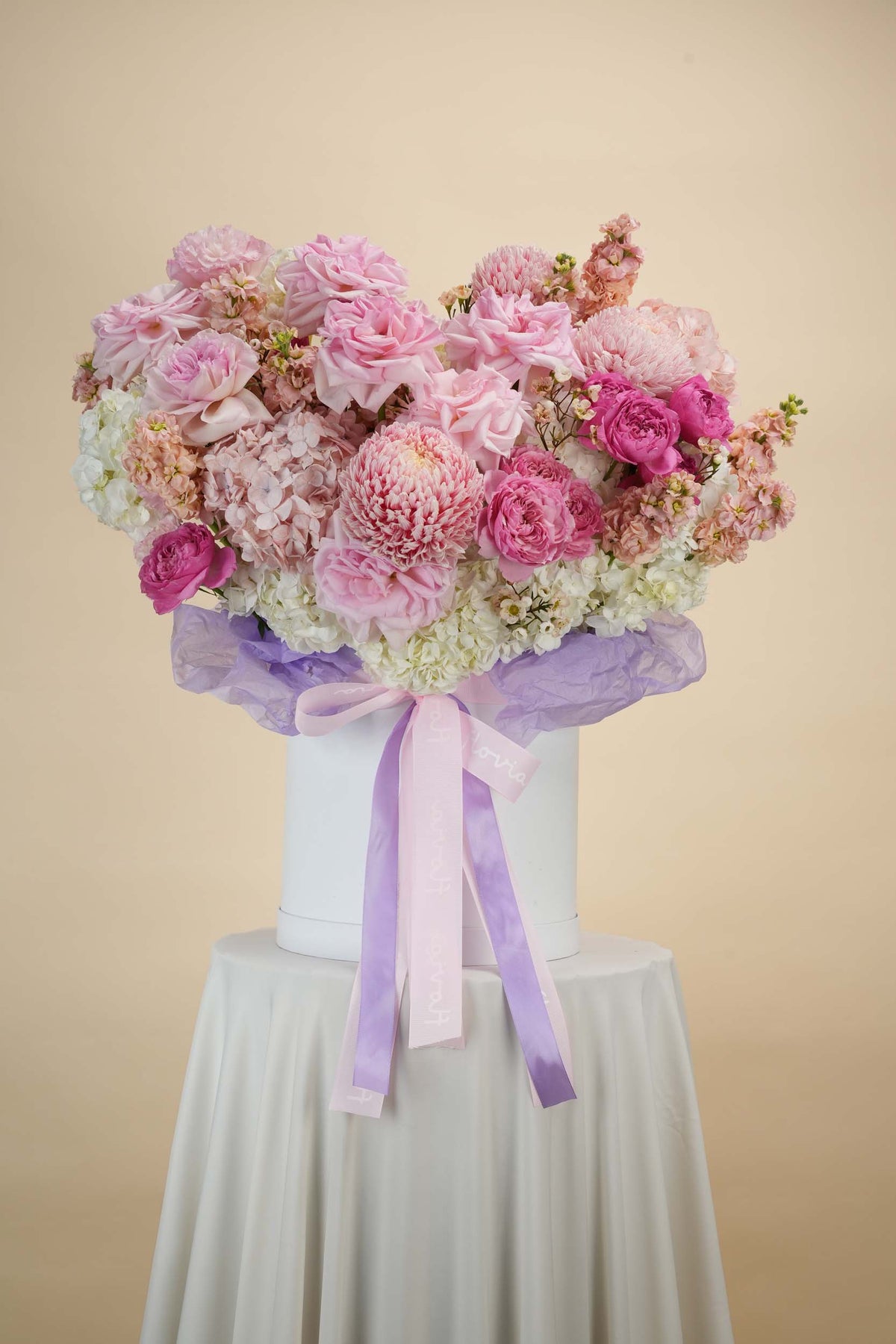 Blush Blossom Hatbox