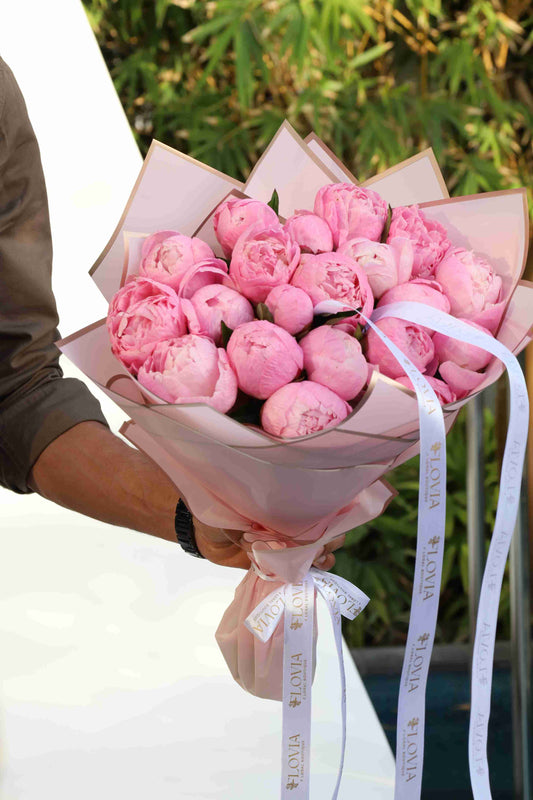 All time favourite; Pink peony blossom